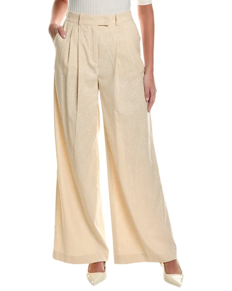 HUGO BOSS Tacama Pleated Pant Beige