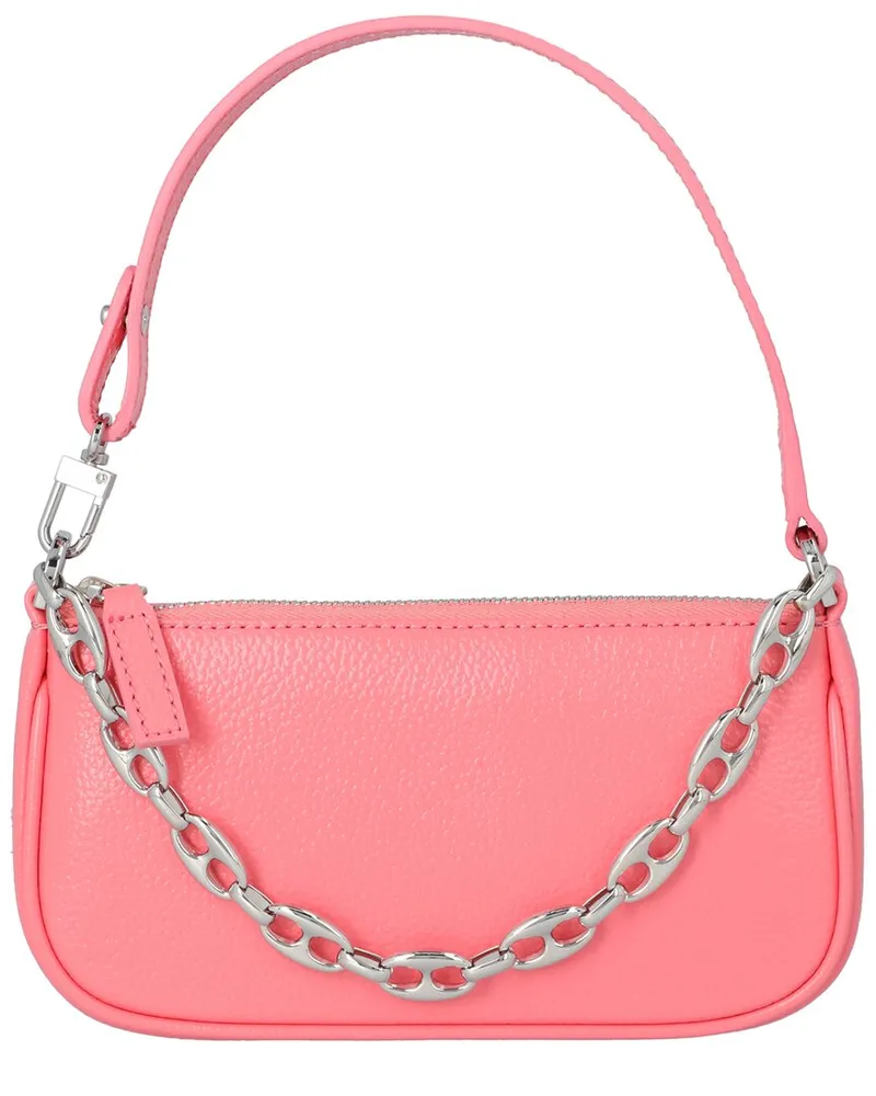 by FAR Rachel Mini Leather Shoulder Bag Pink