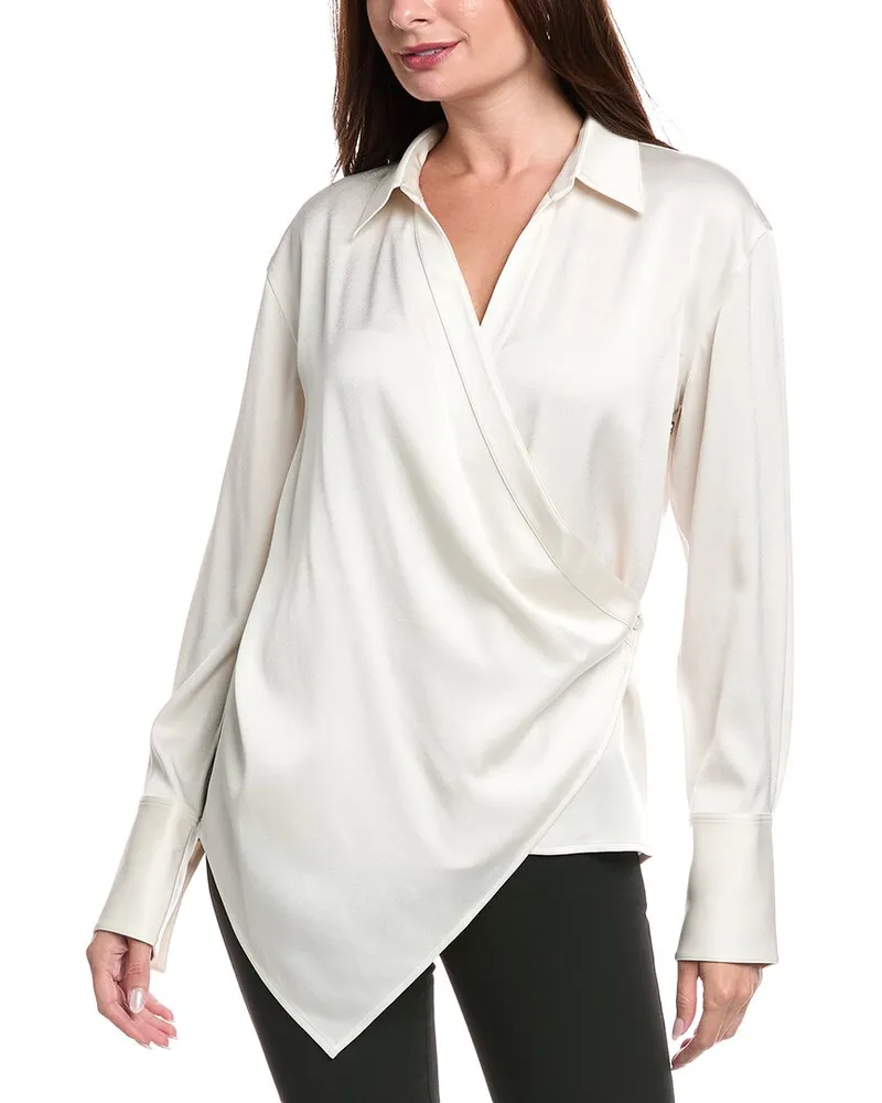 Helmut Lang Wrap Relax Shirt White