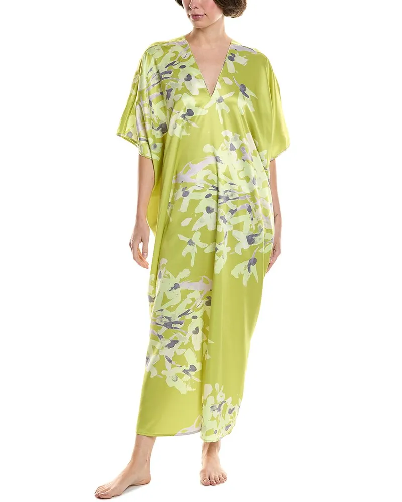 NATORI Sumi-E Caftan Yellow