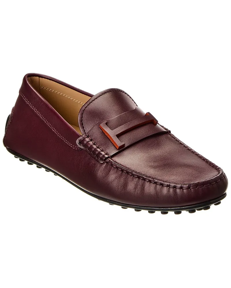 TOD'S TODs City Gommino Leather Driver Brown