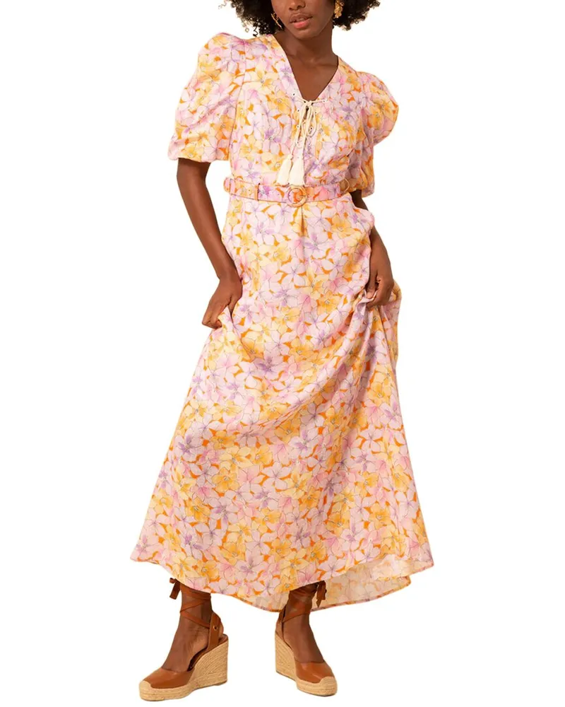 Hale Bob Arabella Linen Dress Nocolor