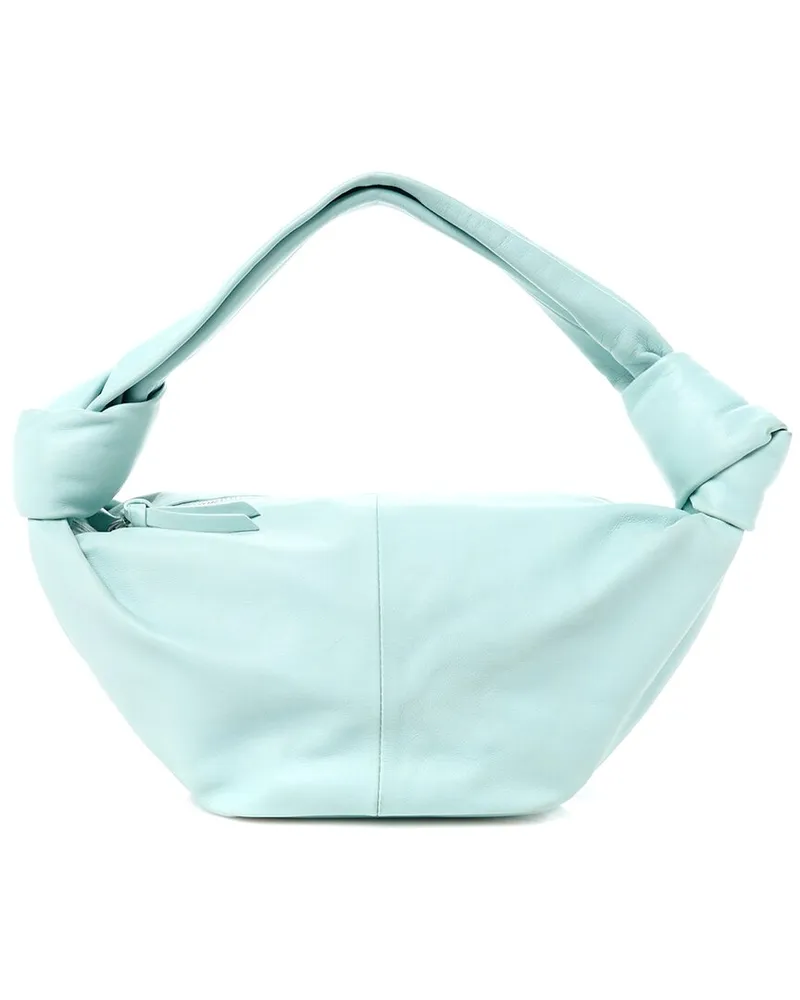 Bottega Veneta Spearmint Calfskin Leather Mini Double Knot Bag (Authentic Pre-  Loved Nocolor