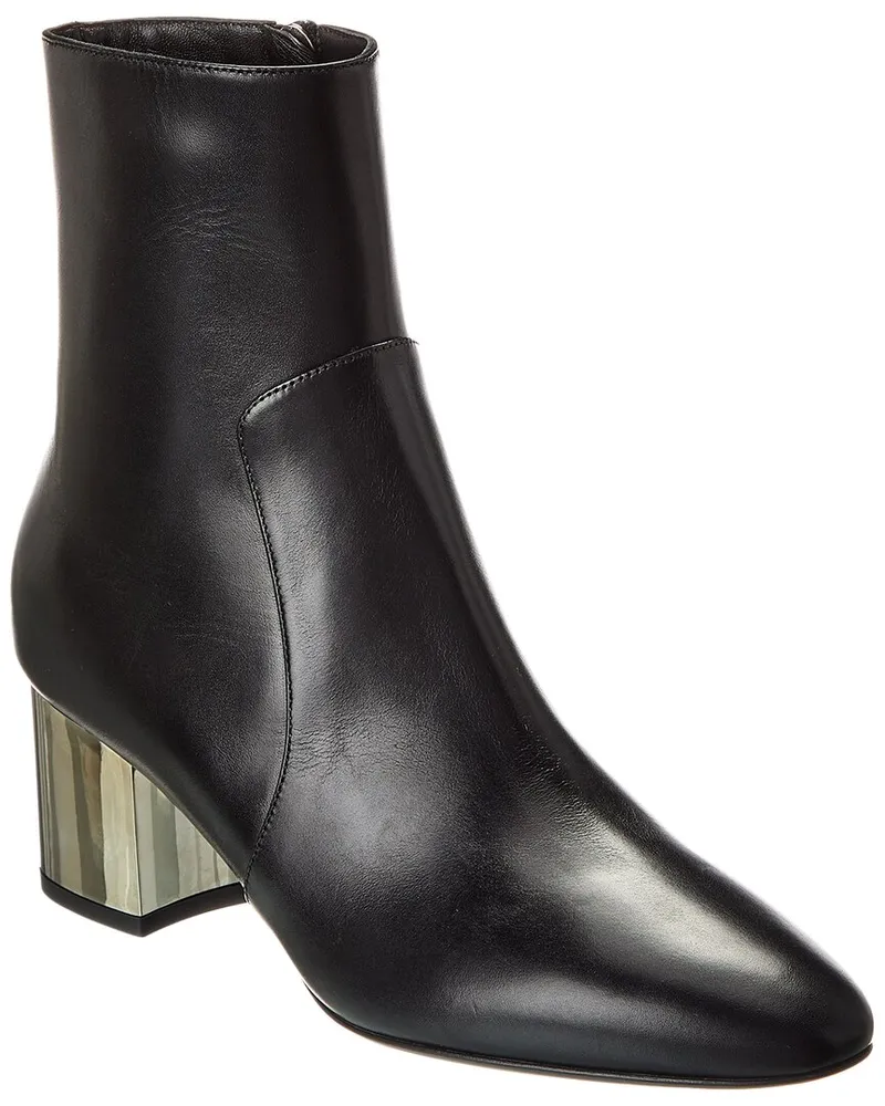 Michael Kors Collection Gloria Runway Leather Bootie Black