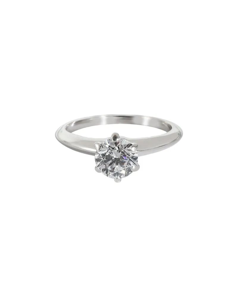 Tiffany & Co. Platinum Diamond Engagement Ring (Authentic Pre-Loved Nocolor