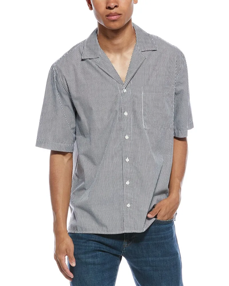 ATM Mixed Stripe Shirt White