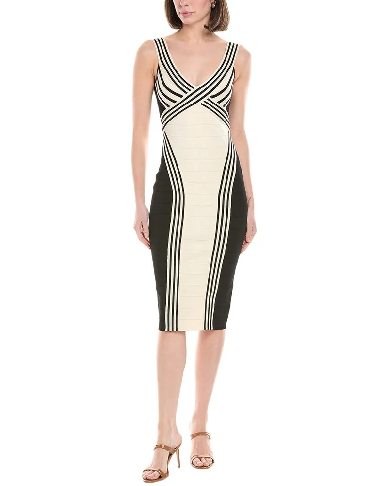 Elisabetta Franchi Bandage Sheath Dress Black