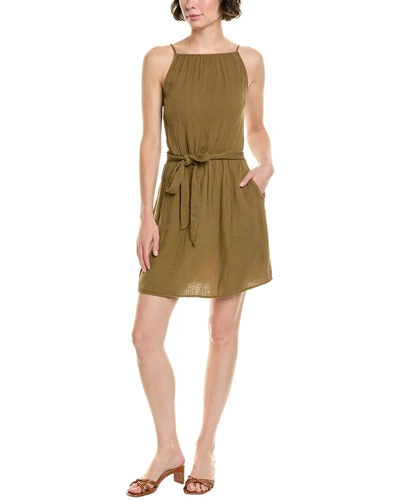 Bella Dahl Smocked Waist Mini Dress Nocolor