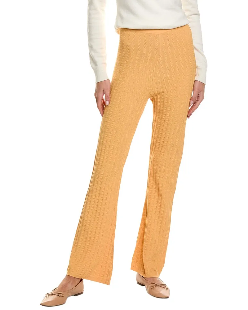 Sandro Rib Pant Orange
