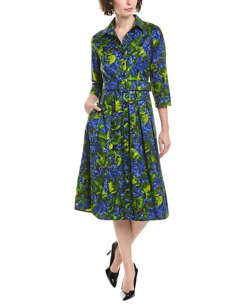Samantha Sung Audrey #1 Shirtdress Black
