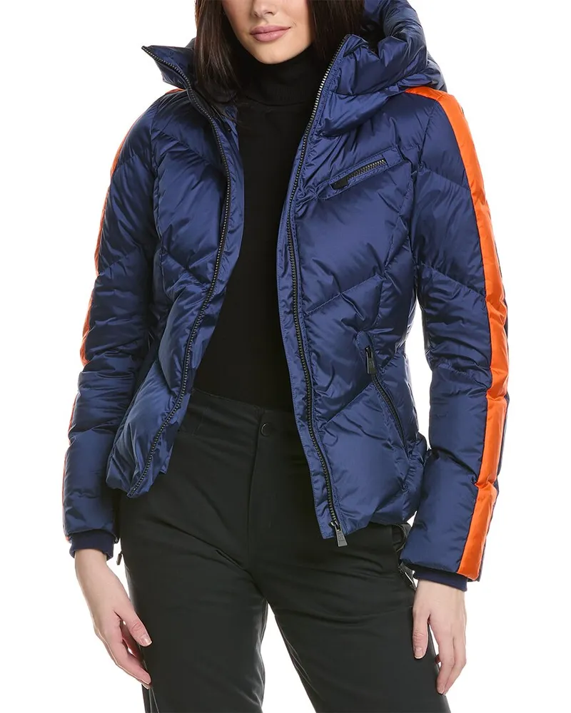 Perfect Moment Gold Star Down Jacket Blue