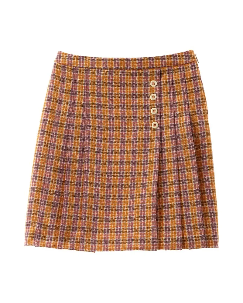Gucci Wool Skirt Orange