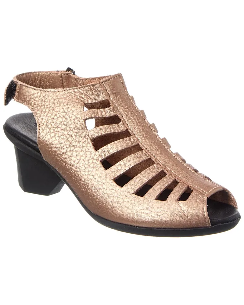 Arche Enexor Leather Sandal Gold