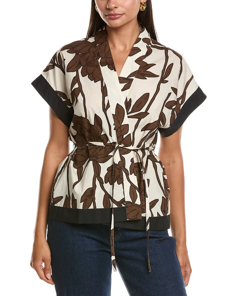 Brunello Cucinelli Wrap Blouse Nocolor