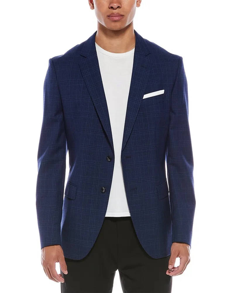 HUGO BOSS Hutson Wool Suit Jacket Blue