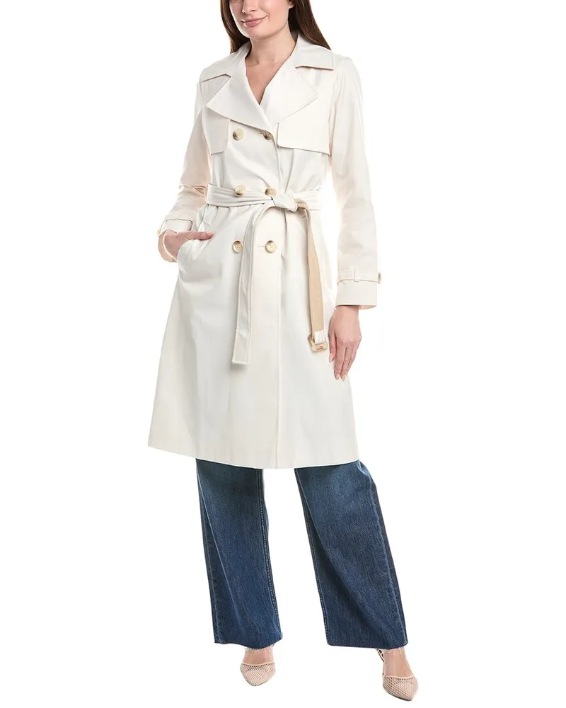 Sam Edelman Trench Coat White