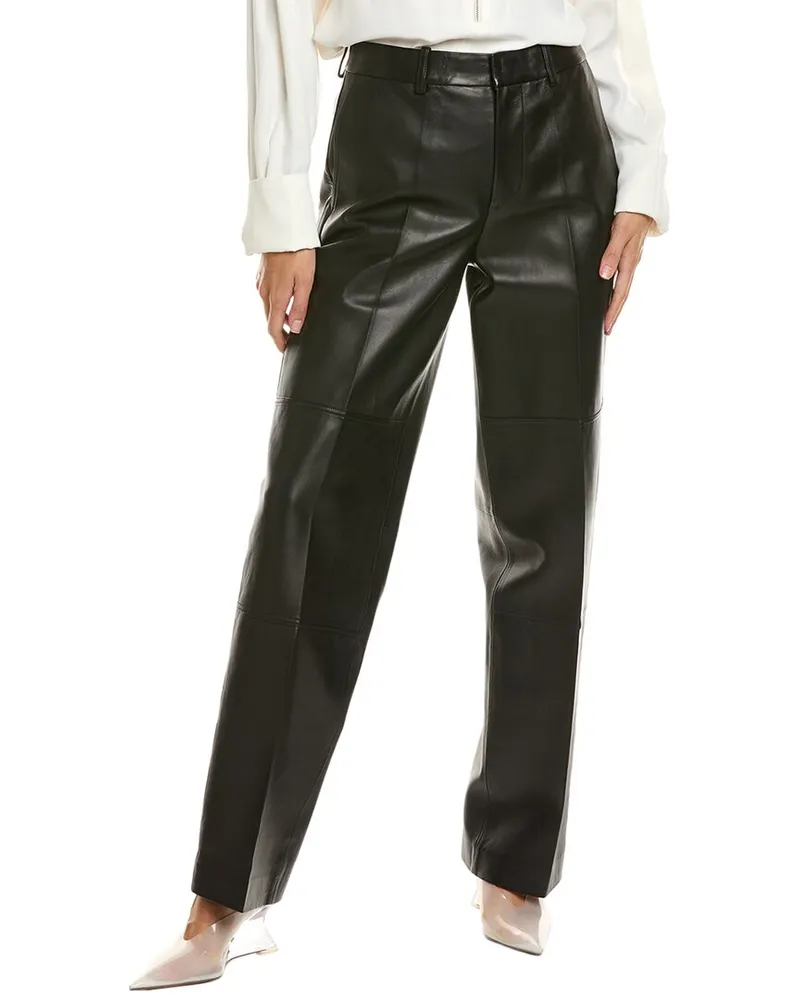 Helmut Lang Leather Carpenter Pant Black