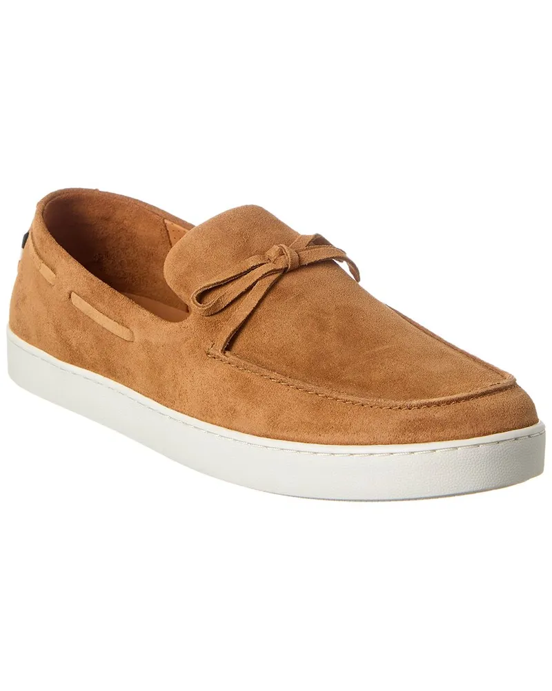 Allen Edmonds Santa Rosa Suede Boat Shoe Brown