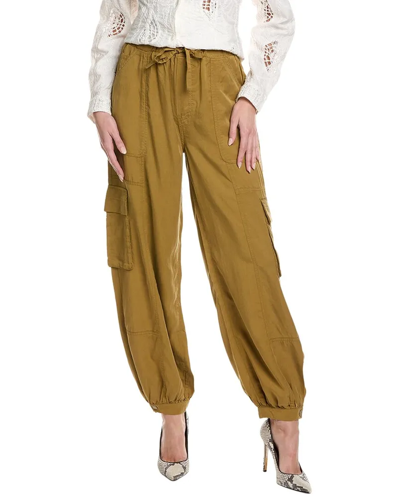 Mother Curbside Cargo Quickie Cinch Pant Yellow