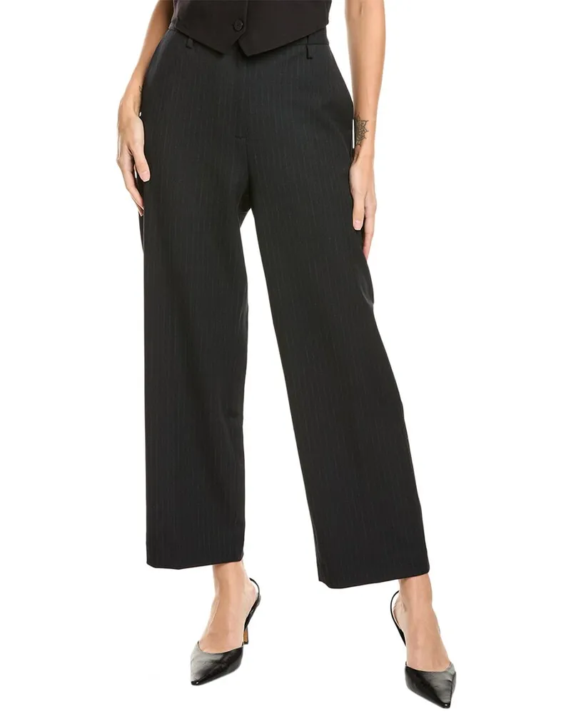 Maje Wool-Blend Pant Black