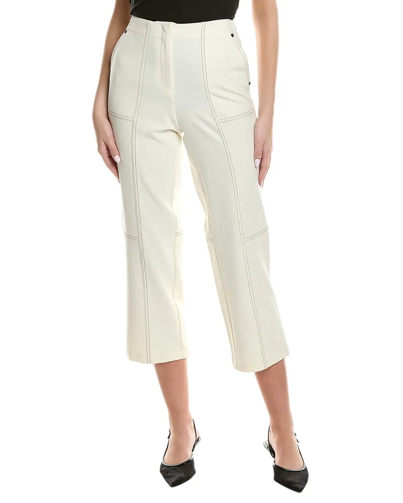 Karl Lagerfeld Contrast Stitch Pant White