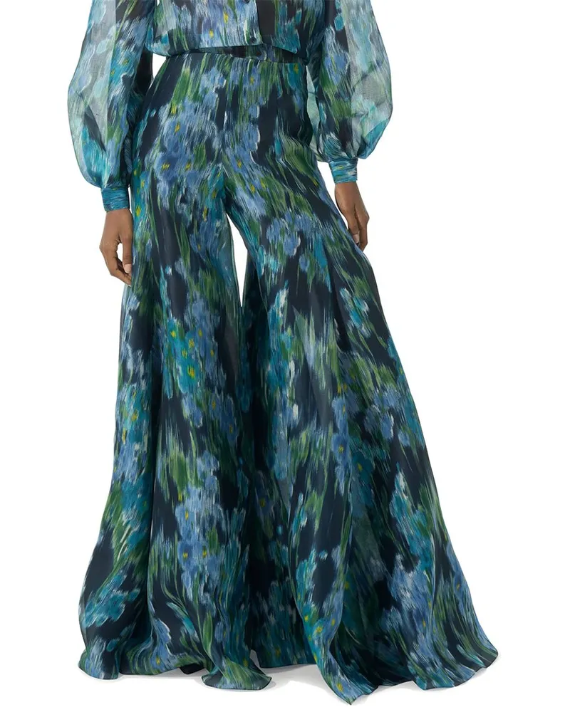 Carolina Herrera New York Silk Palazzo Pant Nocolor