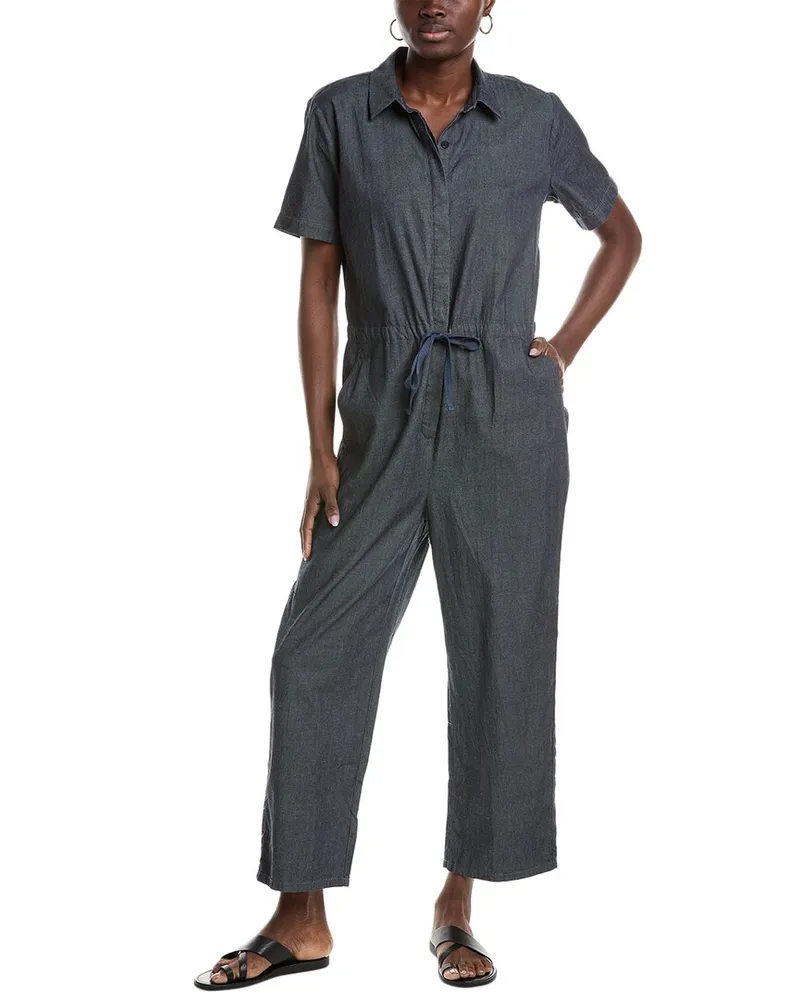 Eileen Fisher Classic Collar Jumpsuit Nocolor