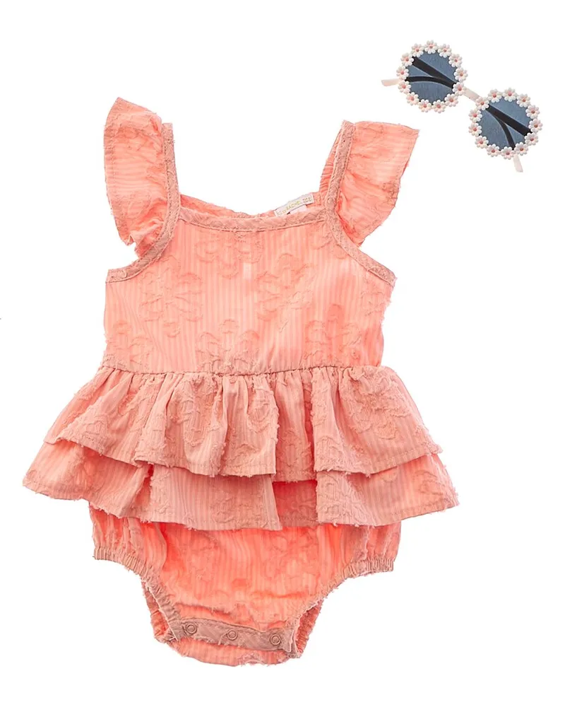 Rachel Zoe 2pc Popover Woven Dress with Sunglasses Nocolor