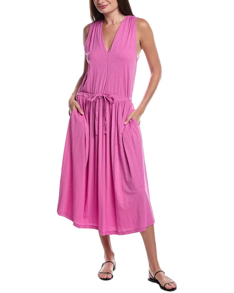 Nation Ltd Brianna Midi Dress Pink