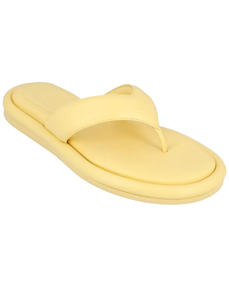 Gia Borghini Couture Leather Sandal Yellow