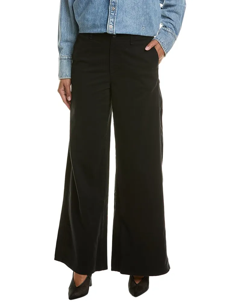 Rag & Bone Sofie Wide Leg Chino Black