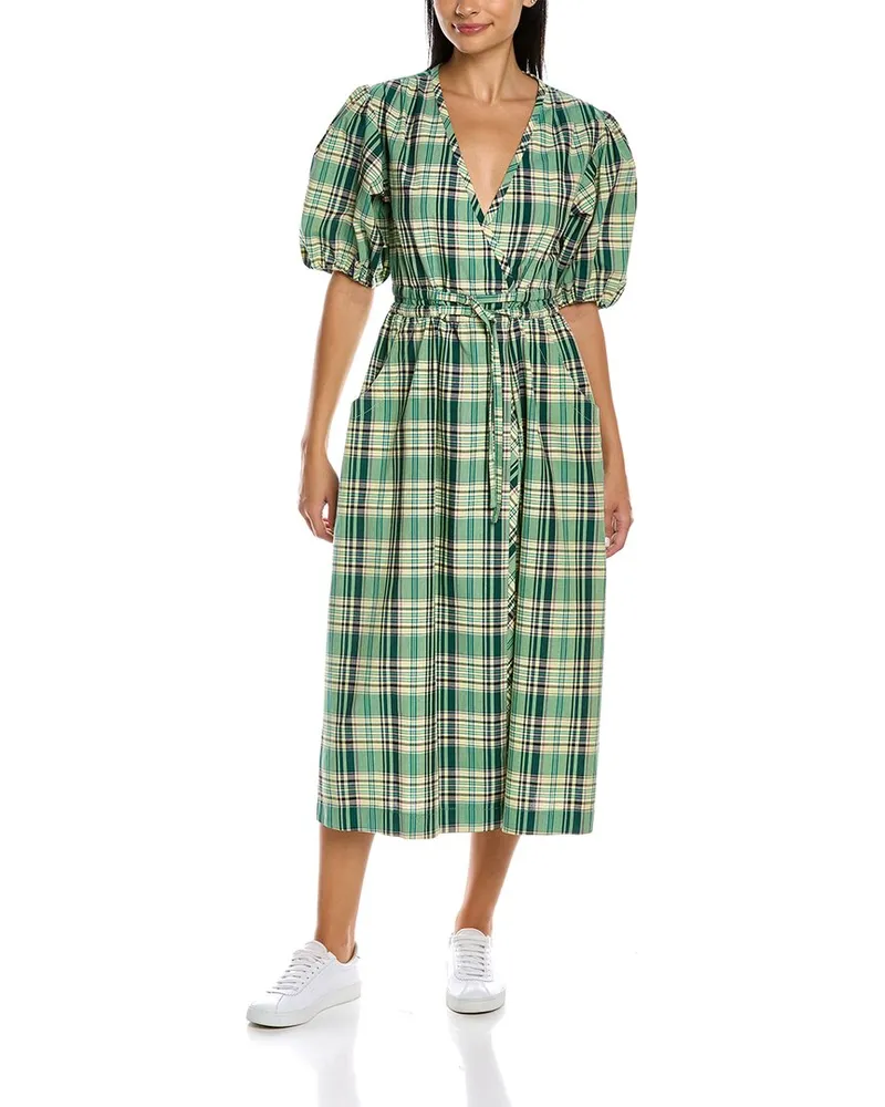 Derek Lam Tiana Midi Dress Green