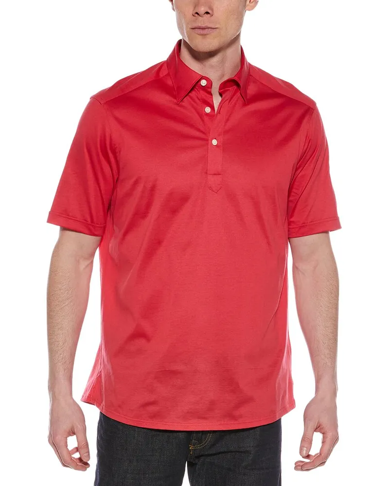 Eton Contemporary Fit Polo Shirt Red