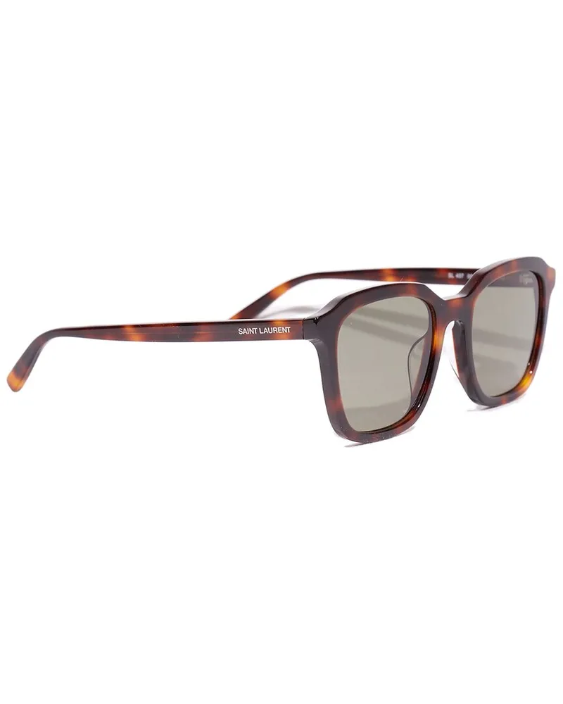 Saint Laurent Unisex SL457 53mm Sunglasses Brown