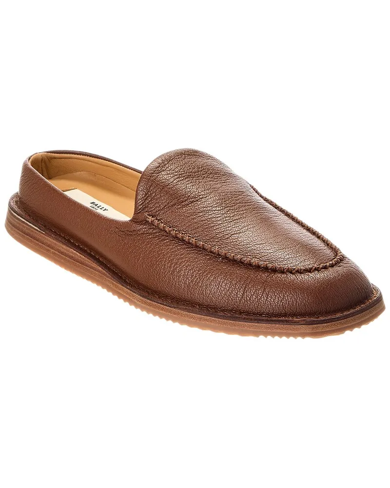 Bally Fosko Leather Loafer Brown