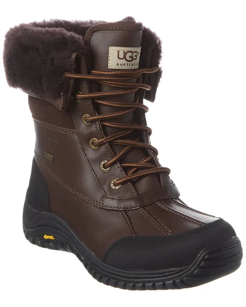 UGG Adirondack II Leather & Shearling Boot Brown