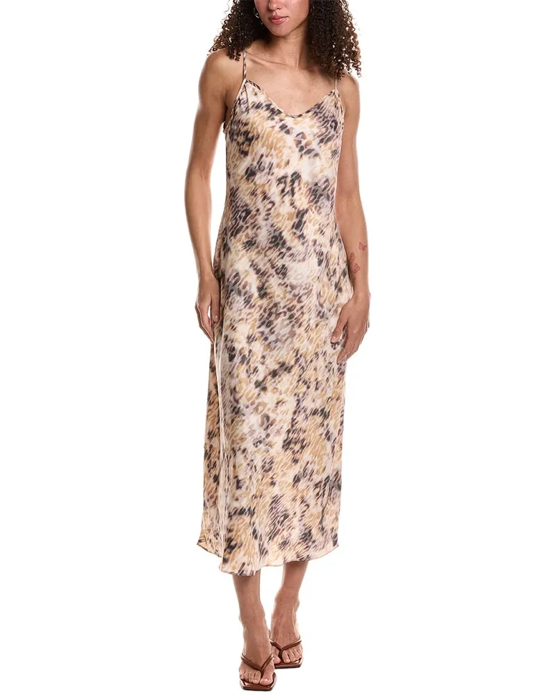 AllSaints Bryony Carmina Maxi Dress Beige