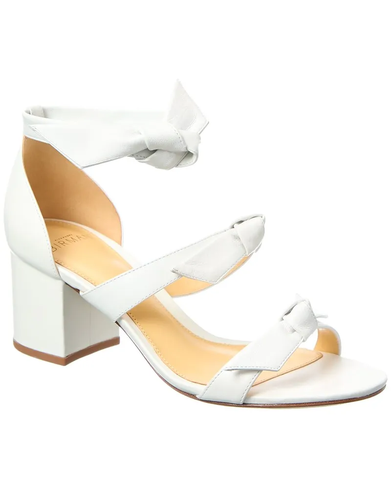 Alexandre Birman New Lolita 60 Leather Sandal White