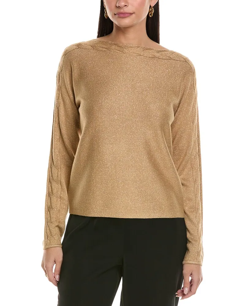 ST. JOHN Sweater Gold