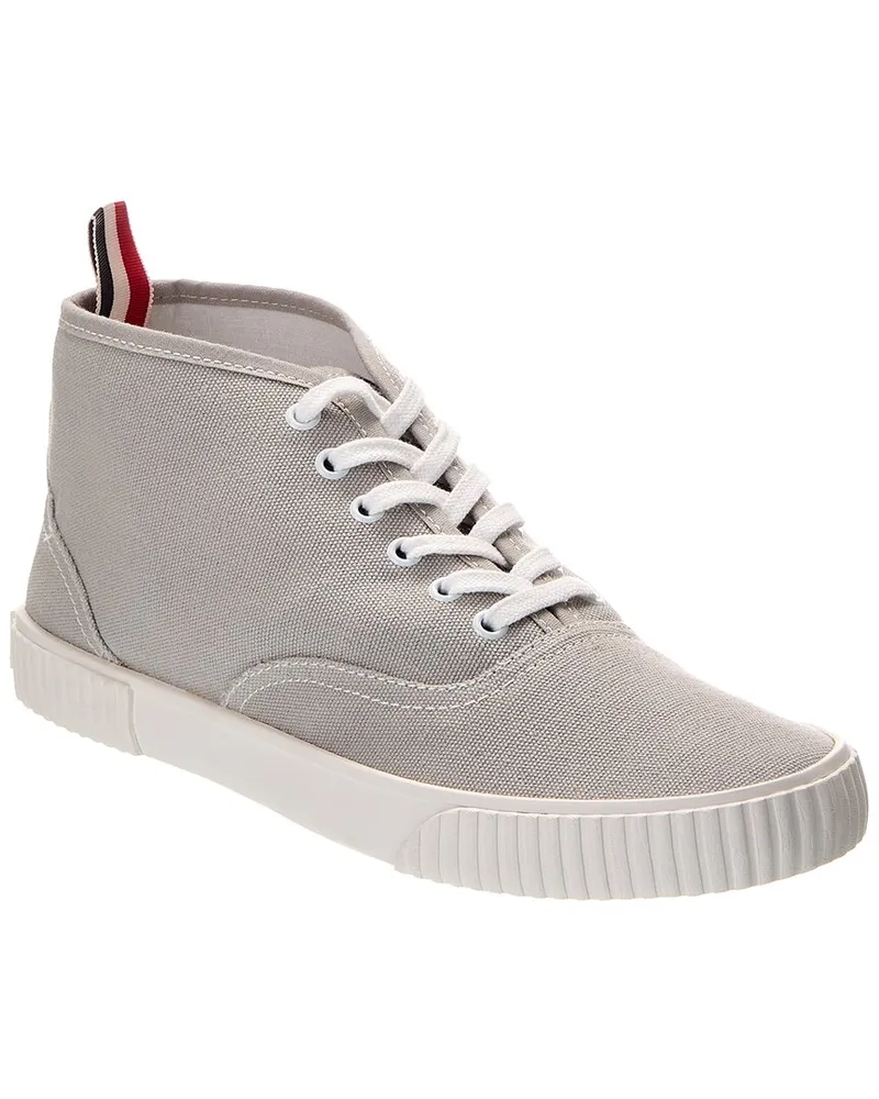 Thom Browne Heritage Mid-Top Canvas Sneaker Grey