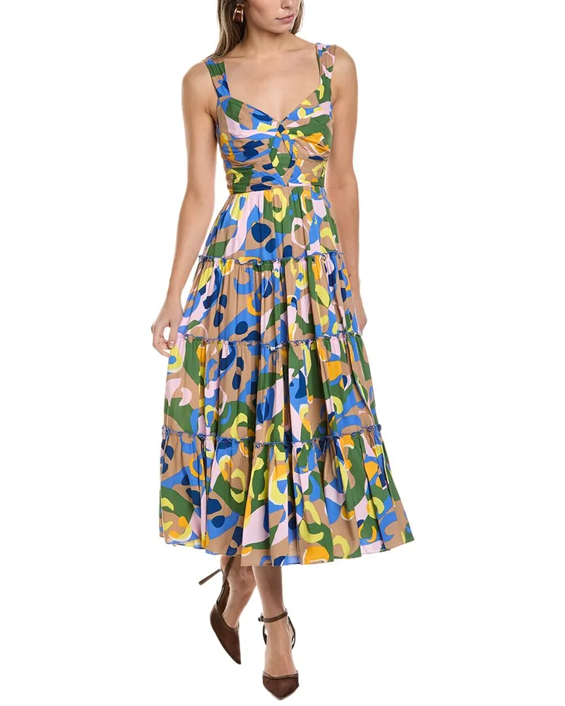 Diane von Furstenberg Achilles A-Line Dress Brown
