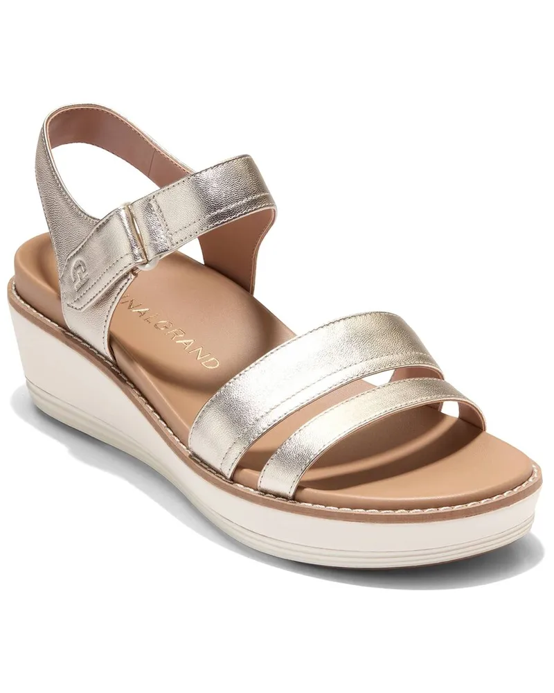 COLE HAAN OG Peyton Flatform Leather Wedge Sandal Nocolor