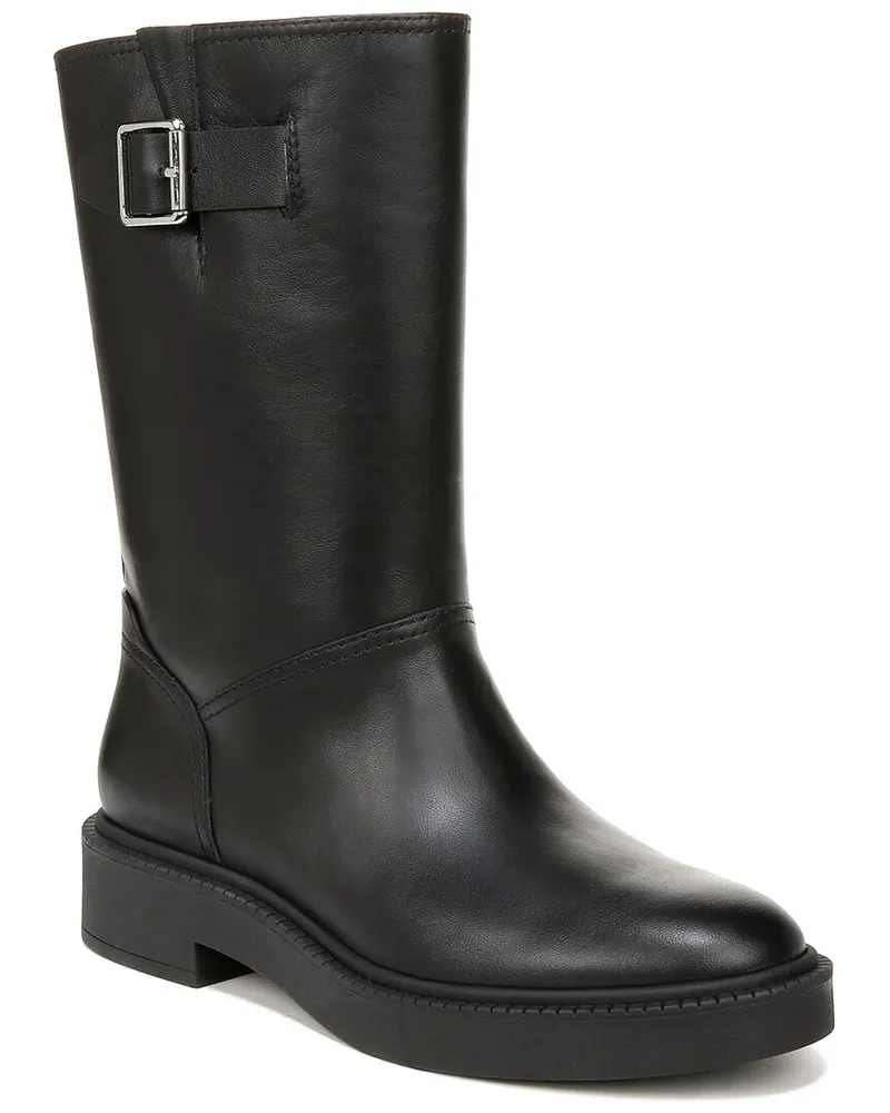 Vince Kline Leather Slip-On Boot Black