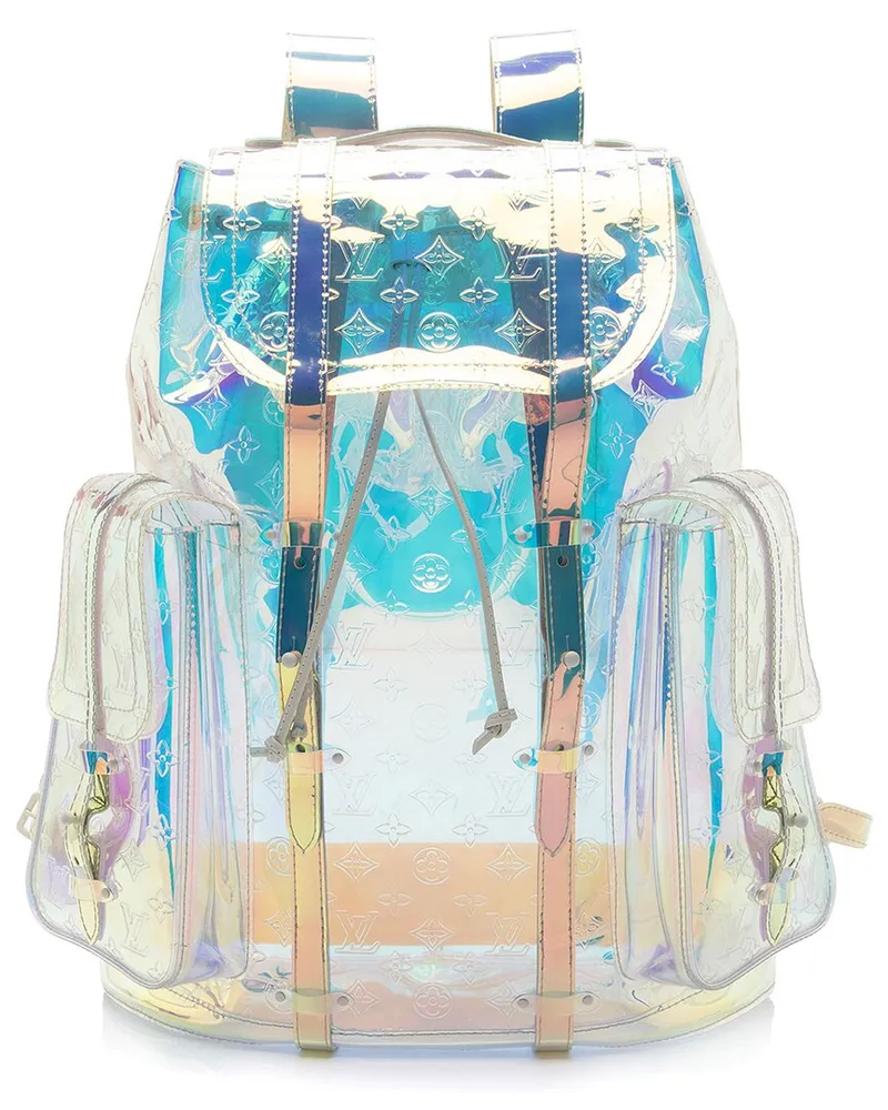 Louis Vuitton Clear, Multi Leather, PVC Iridescent GM (Authentic Pre-Loved Nocolor