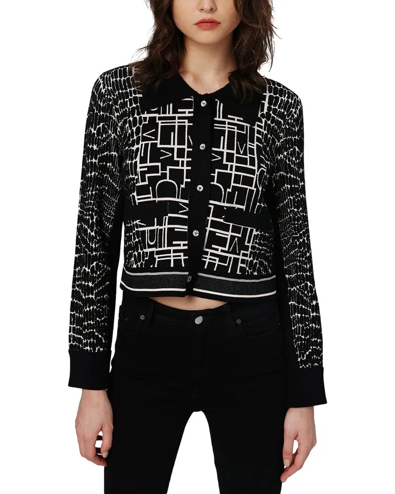 Diane von Furstenberg Riva Wool-Blend Cardigan Nocolor
