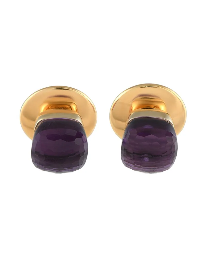 Pomellato 18K Rose Gold Amethyst Earring Nocolor