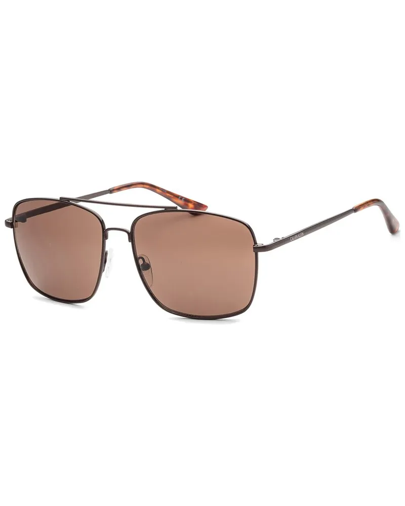 Calvin Klein Men's CK19136S 57mm Sunglasses Brown