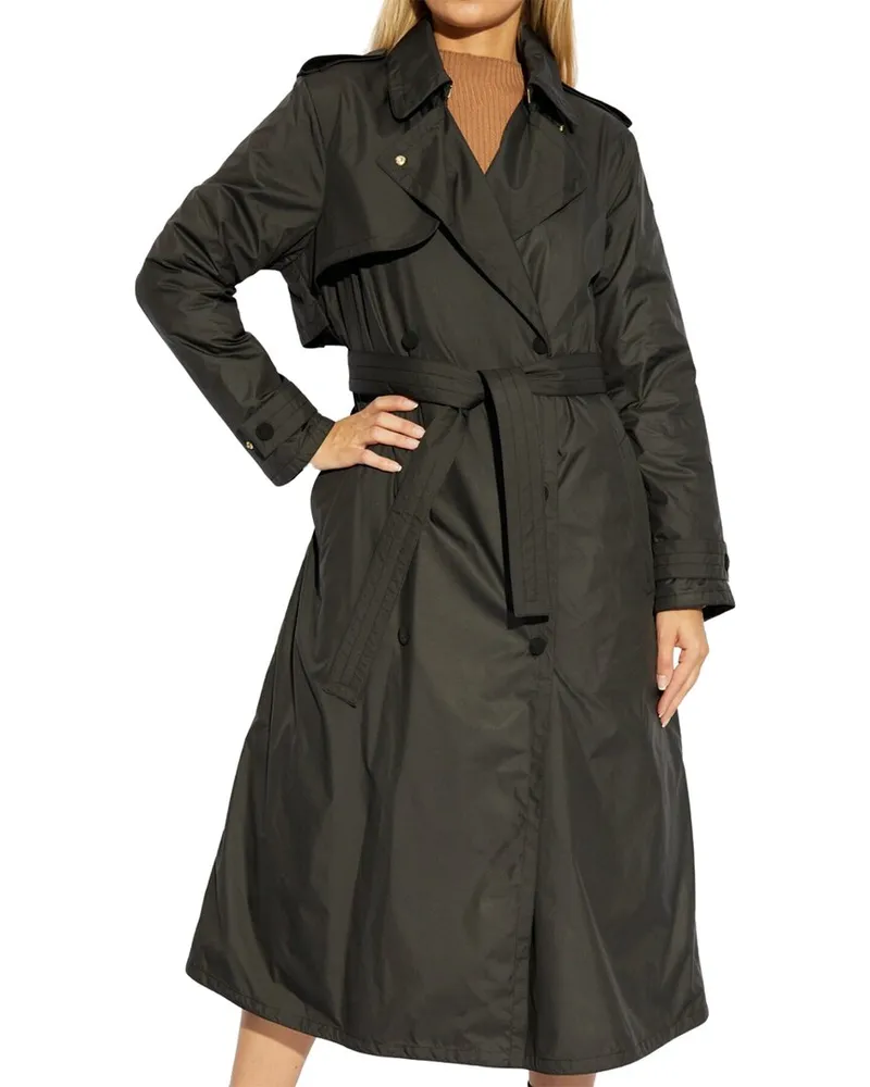 Moncler Barbentane Down Trench Coat Nocolor