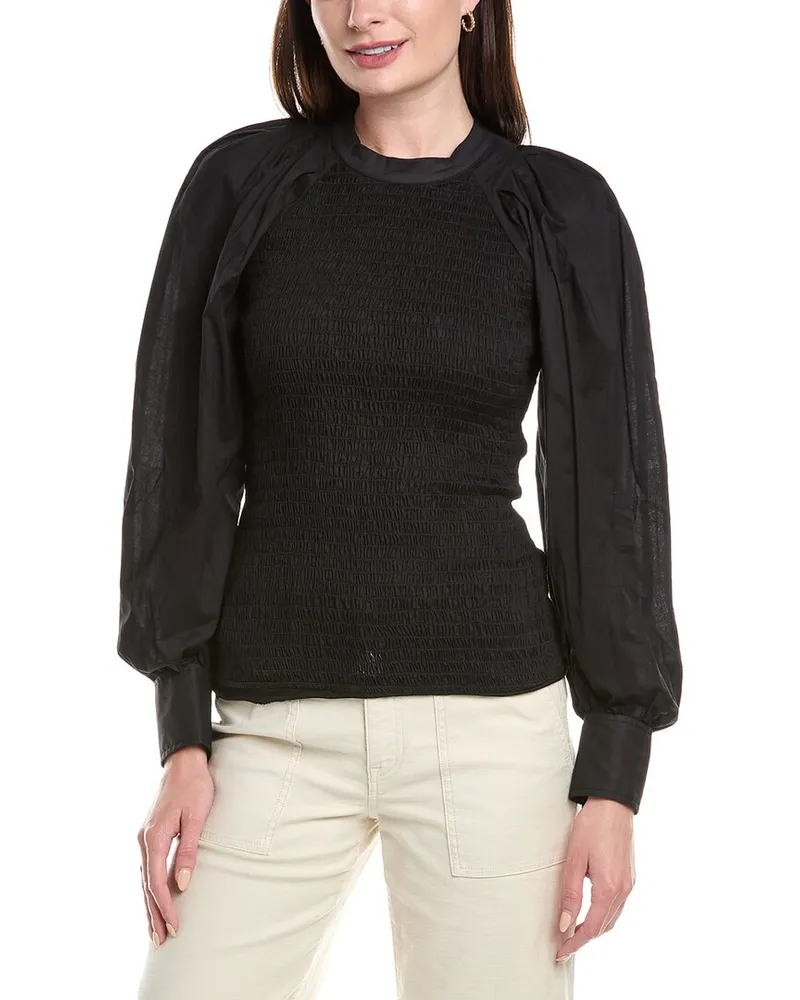 3.1 phillip lim Voile Top Black