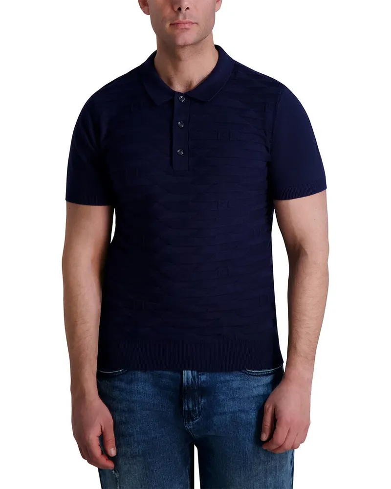Karl Lagerfeld Knit Polo Shirt Nocolor